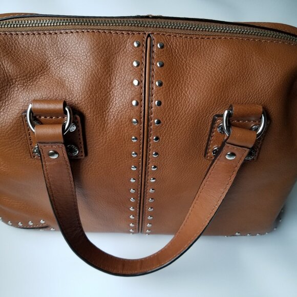 NWOT Michael Kors Astor Satchel in Color Luggage 2010s Reissue - Picture 13 of 14